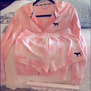 Victoria’s Secret pink shorts set